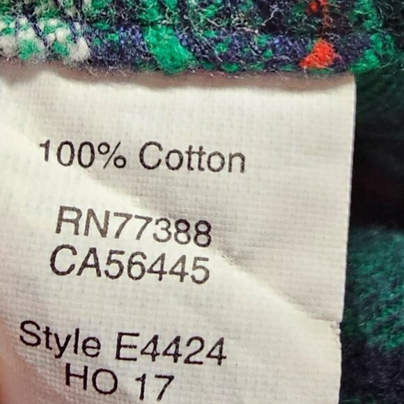 J Crew Womens S Half Zip Buffalo Plaid Popover Shirt Jacket Blue Green - Picture 7 of 11